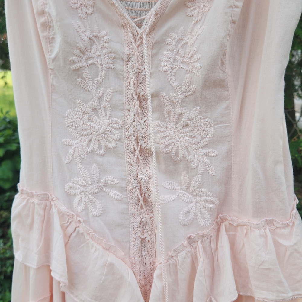 VENUS Blush Pink Maxi Dress - Picture 3 of 7
